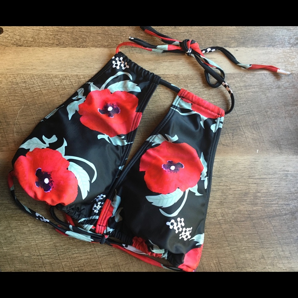 Red & Black Bikini
